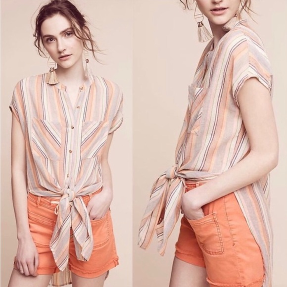 Anthropologie Holding Horses Merida Striped Tunic Top - Picture 2 of 16